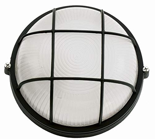 Licht-Erlebnisse Maritime Wandleuchte außen IP44 rund Ø25cm Aluminium E27 FLORAID Außenlampe Haustür Terrasse