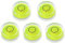 5pcs Round Bubble Level Mini Spirit Level Bullseye Level Measurement Instrument (12 X 6)