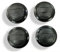 Coprimozzi Panda 4x4 dal 1986 al 2003 borchie ruote 4 set nero copri mozzo kit 81101