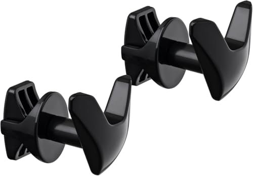 1 Paar VIP - Handtuchhalter ohne Bohren für das Badezimmer, selbstschraubend am Badheizkörper, ohne Löcher – Hergestellt in Italien.