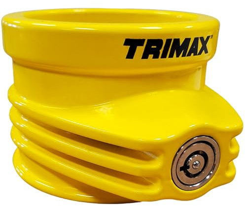 Trimax TFW60 - Cerradura de Pasador King para 5ª Rueda, Color Amarillo
