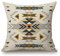 Indianer, Südwest, geometrisches Design, Kissenbezug aus Baumwolle, Leinen, ethnisches Muster, dekorative Kissenbezüge, Kunst, Azteken-Kissenbezug, Heimdekoration, Kissenbezug für 45,7 x 45,7 cm