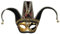 ABOOFAN Maskerade-Maske für Männer und Frauen, venezianische Narren-Maske, Halbgesichtsmaske für Halloween, Kostümparty, Ball, Abschlussball, Wanddekoration (schwarz)