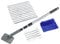 Maximex Teleskop-Wischer Speedy 3in1 - Bodenwischer mit Kantenpad, Stahl, 72-137 x 3.5 x 12 cm, Grau