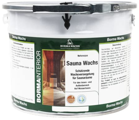 BORMA Sauna Wachs 2,5 Liter Schwarz
