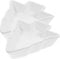 PACKOVE Christmas Tree Shape Plate, Christmas Dishes for Snacks Christmas Tree Fruit Plate for Xmas Holiday (White)