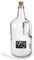 Espirito Rebelde Bouteille en Verre 1750 ml avec Bouchon en Liège | Bonbonne en Verre pour Vin et Plus | Polyvalente : Stockage, Décoration, Cadeaux