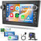 CAMECHO Android 13 Autoradio mit Wireless Carplay Android Auto für Opel Corsa Astra Vectra Zafira Meriva Vivaro, [1+32G] 2 Din 7'' Bildschirm mit Navi Bluetooth WiFi FM/RDS EQ+Rückfahrkamera (Schwarz)