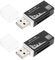 The Lord of the Tools 2PCS SD-Kartenleser auf USB-Adapter 4-in-1 für MS Duo Pro M2-Karte SDXC SDHC MMC RS-MMC Micro SDXC Micro SDHC Und TF-Karte