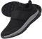 AEHO sans Lacets Chaussures Diabétiques Chaussures Extra-Larges pour Pieds Gonflés Chaussures De Marche Ajustables pour Personnes Âgées Soulagement De La Douleur Au Pied,Noir,42/260mm