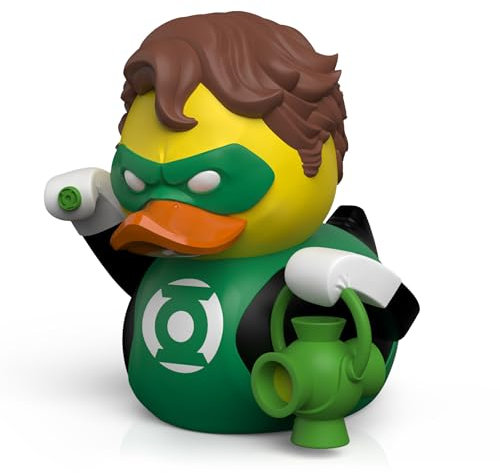 TUBBZ First Edition Green Lantern - Figura Coleccionable de Pato de Goma de Vinilo - Producto Oficial de DC Comics - TV de Ciencia ficción, películas y cómics