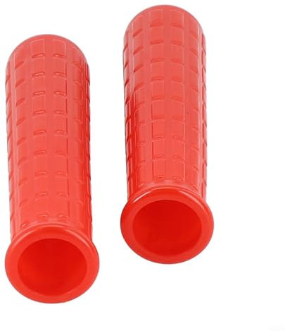Enhance Your Gardening Experience with Red Rubber Wheelbarrow Handles, Non Slip Grip (114 x 20mm)