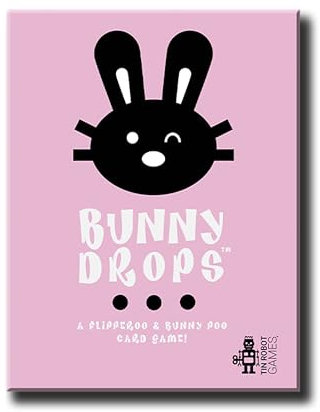 TIN ROBOT GAMES Bunny Drops Kartenspiel, Füttern Sie die Hasen, aber räumen Sie nach ihnen auf! | 2–6 Spieler