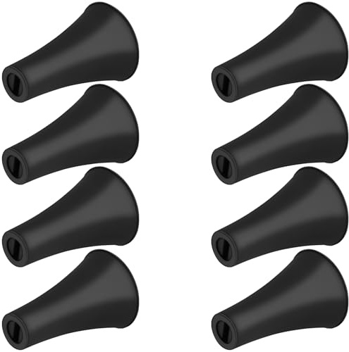 Yeebline Tappi in silicone compatibili con supporto per telefono RAM X-Grip (confezione da 8 pezzi di ricambio per bicicletta e moto, tablet, staffa di ricambio, colore: nero