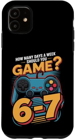 Funny Six Seven 6 7 Meme Gen-Alpha Gamer Gaming 6 7 Boy Girl Case for iPhone 11