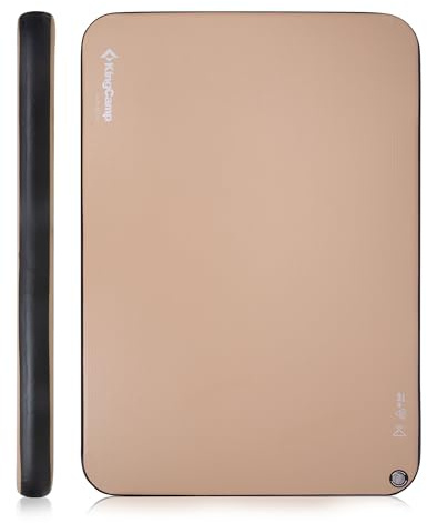 KingCamp Aufblasbare Isomatte Camping 2 Personen 500kg Tragbar Komfort 8cm | Camping Matratze Luftmatratze Kompakt Leicht Robust Stabil TPU Leise Wasserdicht für Zelt Auto Gästebett Wandern 200x140cm