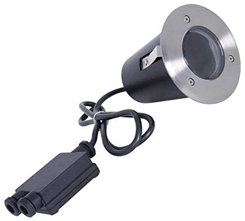 Eterna Ground Lights Albany Walk Over Light/Satinless Steel Trim/Max 1x50w GU10 Bulb