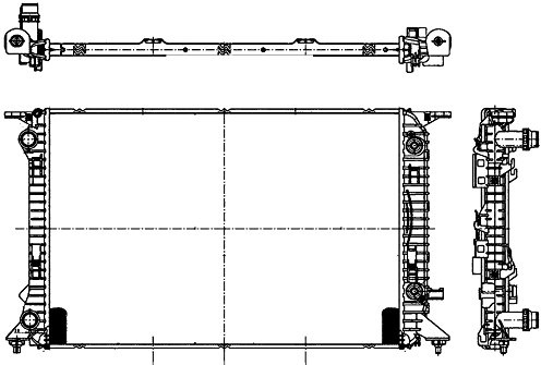 BEHR HELLA SERVICE 8MK 376 745-631 *** PREMIUM LINE *** Kühler, Motorkühlung