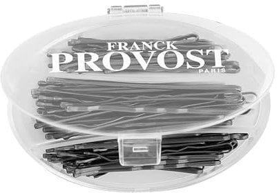 Franck Provost Pince à Cheveux Guiches 3 Tailles dans Boîte Distributrice Noir - Lot de 2