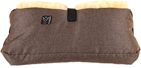 Kaiser Handwärmer Big Double Brown Melange Lammfell Medizin 6573275