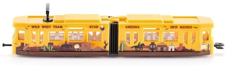 siku 1615, Straßenbahn, Metall/Kunststoff, Rot/Orange, Spielzeug für Kinder