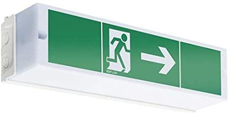 ESYLUX EN10017551 Fluchtweg-Notbeleuchtung Deckenmontage rechts