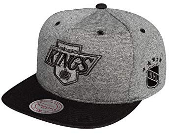 Mitchell & Ness Herren Caps / Snapback Cap Broad LA Kings grau Verstellbar