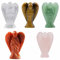 Shanxing Kristall Engel Figur Mini Schutzengel Edelstein Ornamente Dekoration Statuen Glücksbringer 1.5 Zoll,5 Stück
