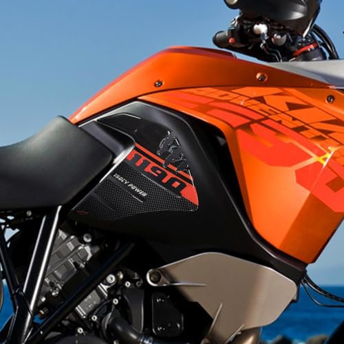 labelbike - 2 Adesivi in Resina Gel 3D Protezioni Serbatoio laterale Moto compatibili con KTM 1190 ADVENTURE