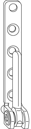 WINKHAUS Ecklager EL.K.6-3-16.WS, symmetrisch, 100 kg, weiß