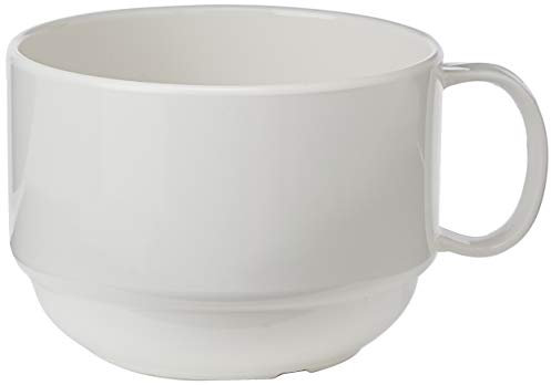 Lacor 66936C Taza de Desayuno sin BPA, Blanco, 9 x 7 cm