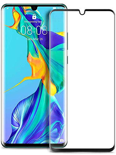 J&H [2 unidades] Huawei P30 Pro Protector de pantalla de cristal templado – Cobertura completa Protector de pantalla transparente para Huawei P30 Pro (Negro)