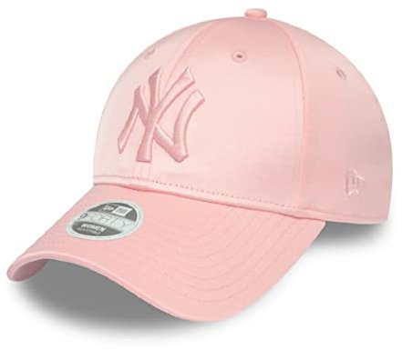 New Era New York Yankees MLB Cap 9Forty Basecap Baseball Damen Kappe verstellbar Satin rosa - One-Size