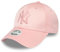 New Era New York Yankees MLB Cap 9Forty Basecap Baseball Damen Kappe verstellbar Satin rosa - One-Size