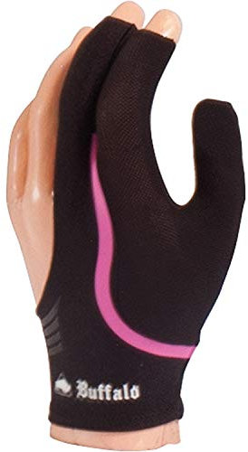 Manuel gil billardhandschuh, wendbar, globe black pink s