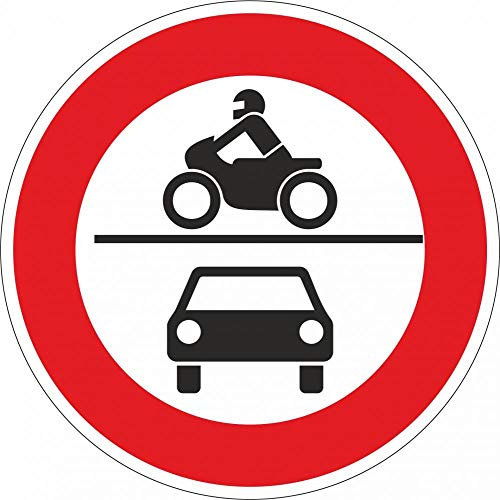 Verkehrszeichen: Fahrverbot für alle Kraftfahrzeuge §52/6c - Aluminium | DM 480 mm | reflektierend | Vorschriftszeichen §52 StVO Österreich