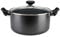 Professional Non Stick Stockpot with Tempered Glass Lid Shallow Casserole Dish Soup Pan Stock Pots Heat-Resistant Handles (Casserole Pan with Lid - 22cm / 3 LTR)