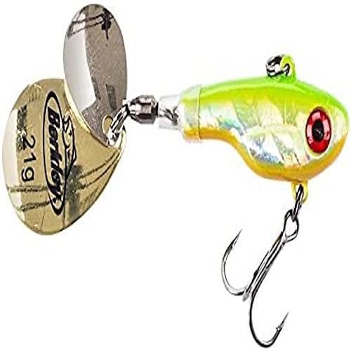 Berkley Pulse Spintail Perch Barsch Angelköder, 7.5 cm | 21 g, Candy Lime