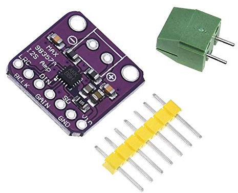 ZkeeShop MAX98357 I2S Audio Amplifier Module Filterless Class D Amplifier Compatible for ESP32 Raspberry Pi