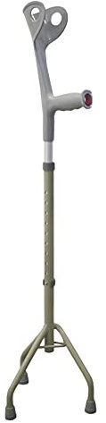 INTERMED Srl Bastone tripode con appoggio brachiale art. AD-17B, grigio, 100
