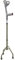 INTERMED Srl Bastone tripode con appoggio brachiale art. AD-17B, grigio, 100