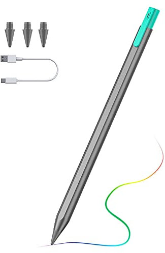 TiMOVO Stylus Pen for iPad 10/9/8/7/6th Generation, Apple Pencil for 2018-2024 iPad Pro 12.9/11/13,iPad Air 13/11 (M2) /6/5/4/3t,Mini 6/5, Palm Rejection Precise Writing iPad Stylus Pen, Space Gray