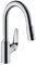 Hansgrohe Focus M42 Monocomando Cucina Miscelatore Con Estraibile Spray 2 Modalità di Spruzzo QuickClean Cartuccia Ceramica EcoSmart Cromo 71862000