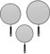 3Pcs Splash Guard, Stainless Steel Splatter Cover with Handle for Frying Pan 19�cm 25�cm 29�cm