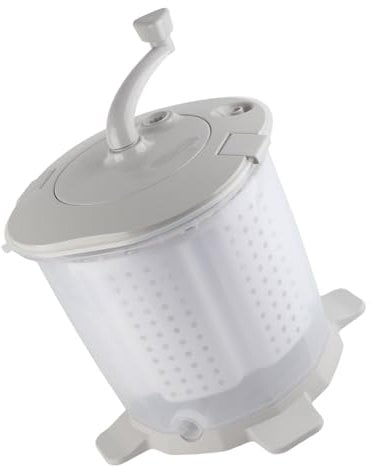 TOPINCN Nordic Grey Portable Hand Lave Linge Manuel, Machine à Laver Manuelle Machine à Laver à Manivelle Machine à Laver Manuelle Sèche-Linge Maison Appartements Dortoirs Camping