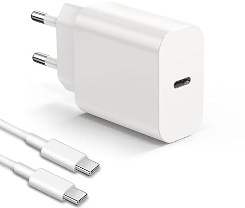Chargeur Rapide 25W Compatible avec Samsung, Adaptateur Secteur USB C pour Samsung Galaxy S23 S22 Ultra/S21 Plus/Note 20 Ultra/S20 FE/Z Flip 4/Z Fold 4/A13/A52/A53 (Blanc)