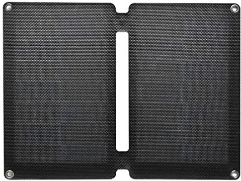 Sleek, 14W Solar Panel Charger Lightweight Adventurer Ideal for hanging on backpacks and tents Foldable Monocrystalline Solar Cell Solar Charger Phones, Tablets Off-grid Home Outdoor Living