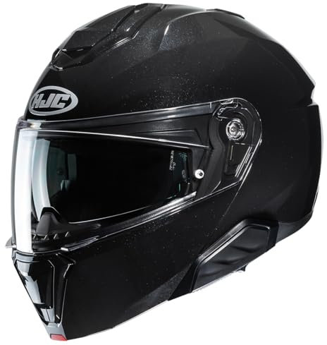HJC, Modularer Motorradhelm I91, Schwarzes Metall L