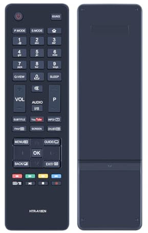 GOUYESHO Telecomando di ricambio HTR-A18EN per Haier TV LE55K5000TF LE65U6500U LE65U6500U LE32K5000T LE32K5000T LE40K5000TF LE32K5000T LE50K500TF LE40K500TF LE40K5 9U6500U per telecomando Haier