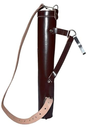 Bågskytte quiver läder quiver bågskytte rygg jauver, sidoquiver
